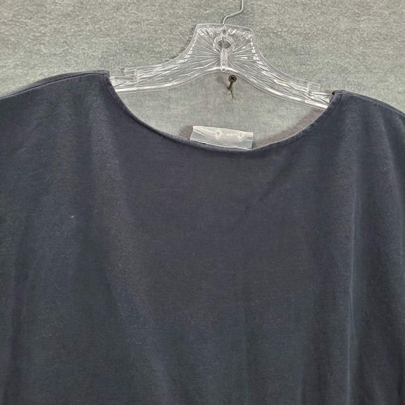 VINTAGE‎ Cover Charge Women Dress XL Black Shirt Drawing Pockets 90s USA - Picture 8 of 10